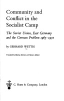 Book cover for Community and Conflict in the Socialist Camp