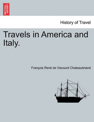 Book cover for Travels in America and Italy.