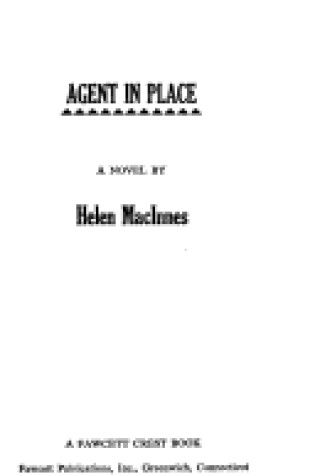 Cover of Agent in Place -3