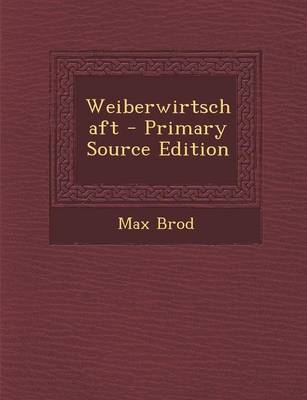 Book cover for Weiberwirtschaft