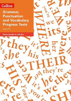 Cover of Year 6/P7 Grammar, Punctuation and Vocabulary Progress Tests