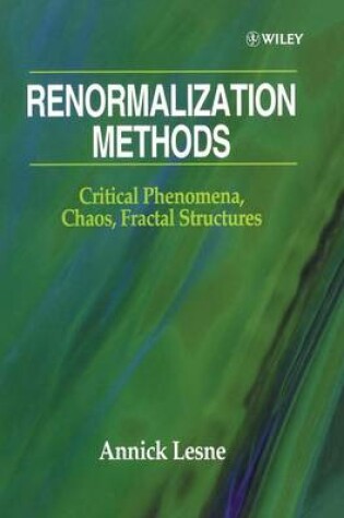 Cover of Renormalization Methods