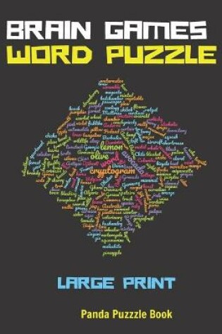 Cover of Brain Games Word Puzzle Large Print