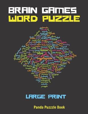 Book cover for Brain Games Word Puzzle Large Print