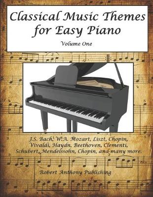 Book cover for Classical Music Themes for Easy Piano