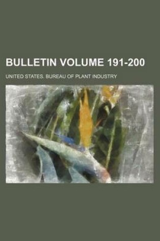 Cover of Bulletin Volume 191-200