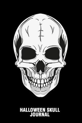 Book cover for Halloween Skull Journal