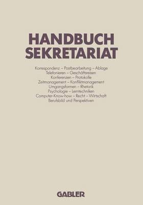 Book cover for Handbuch Sekretariat