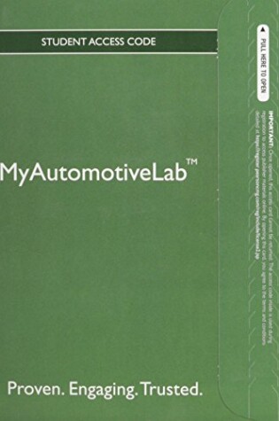 Cover of NEW MyLab Automotive without Pearson eText -- Access Card