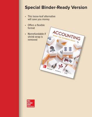 Book cover for Loose Leaf for Accounting: What the Numbers Mean