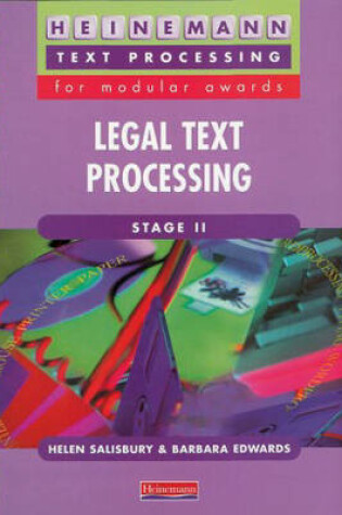 Cover of Legal Text Processing Stage II