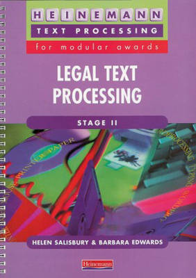 Cover of Legal Text Processing Stage II