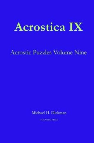 Cover of Acrostica IX