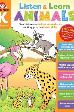 Cover of Animals, Kindergarten Workbook