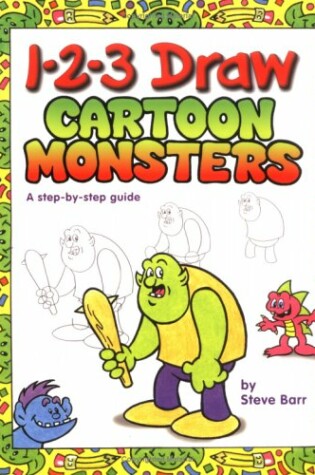 Cover of 1-2-3 Draw Cartoon Monsters