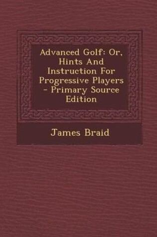 Cover of Advanced Golf