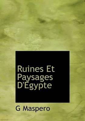 Book cover for Ruines Et Paysages D' Gypte