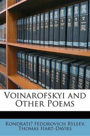 Cover of Voinarofskyi and Other Poems