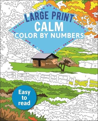 Cover of Large Print Calm Color by Numbers