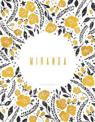 Book cover for Miranda. Composition Notebook