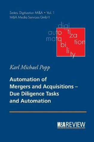Cover of Automation of Mergers and Acquisitions