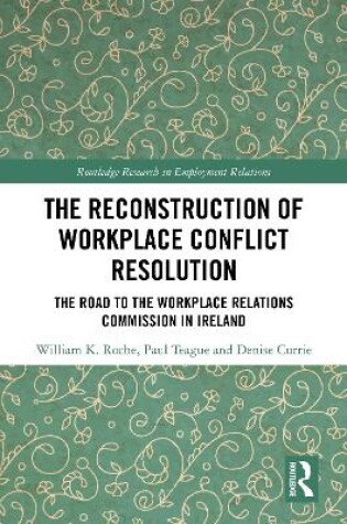 Cover of The Reconstruction of Workplace Conflict Resolution