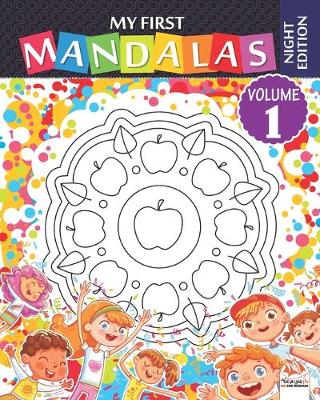 Book cover for My first mandalas - volume 1 - Night edition