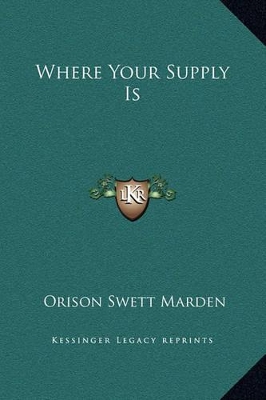 Book cover for Where Your Supply Is