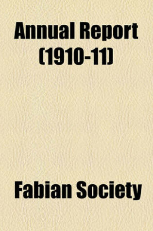 Cover of Annual Report (1910-11)