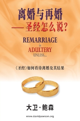 Book cover for 离婚与再婚⸺ 圣经怎么说？- Remarriage is ADULTERY UNLESS... (Simplified Chinese)