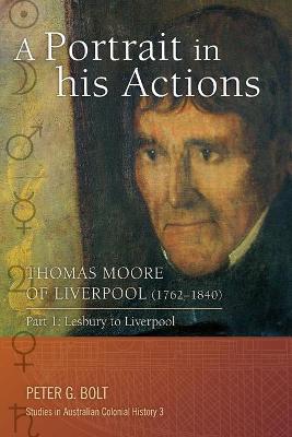 Book cover for A Portrait in His Actions