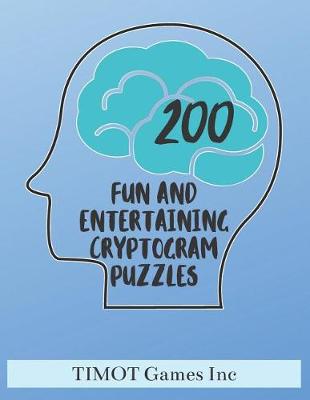 Cover of 200 Fun and Entertaining Cryptogram Puzzles