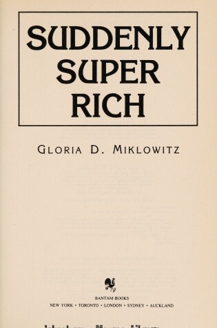 Cover of Suddenly Super Rich