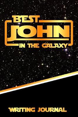 Book cover for Best John in the Galaxy Writing Journal