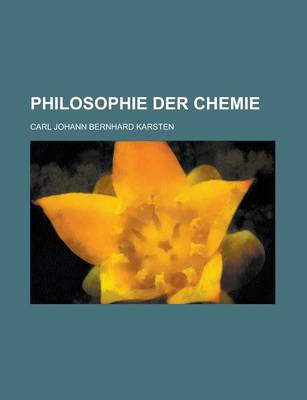 Book cover for Philosophie Der Chemie