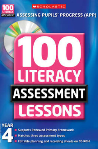 Cover of 100 Literacy Assessment Lessons; Year 4