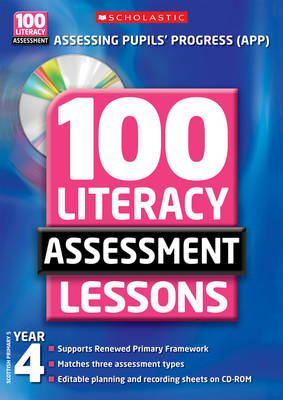 Book cover for 100 Literacy Assessment Lessons; Year 4