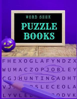 Book cover for Word Seek Puzzle Books