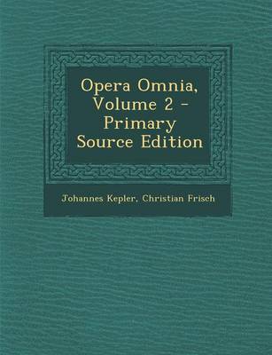 Book cover for Opera Omnia, Volume 2