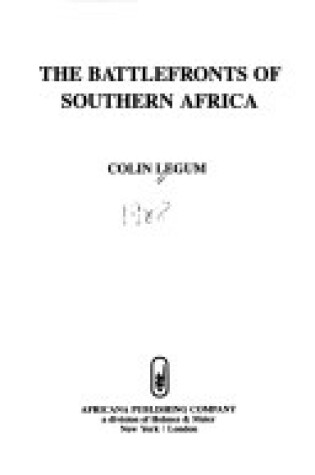 Cover of Battlefronts of Southern Africa