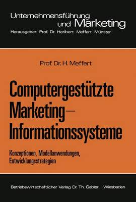 Book cover for Computergestützte Marketing-Informationssysteme