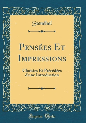 Book cover for Pensees Et Impressions
