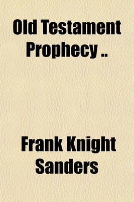 Book cover for Old Testament Prophecy ..