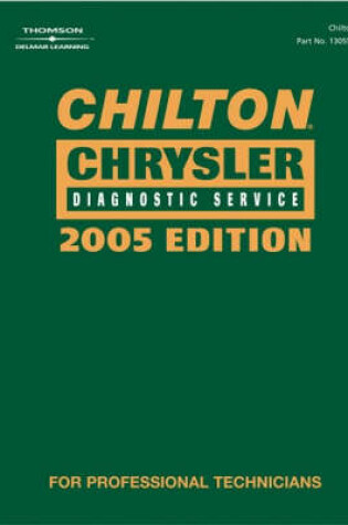 Cover of Chilton Chrysler Diagnostic SE