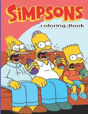 Book cover for Simpsons Coloring Book