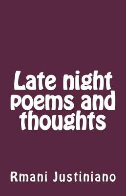 Cover of Late night thoughts and poems