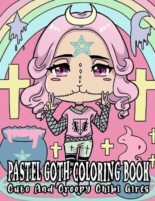 Book cover for Pastel Goth Coloring Book
