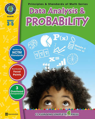 Book cover for Data Analysis & Probability, Grades 3-5