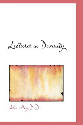 Book cover for Lectures in Divinity