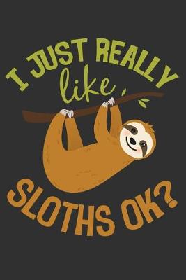 Book cover for I Just Really Like Sloths Okay?